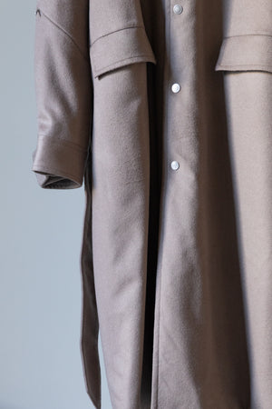 【THE JEAN PIERRE】"Leather Collar Coat"