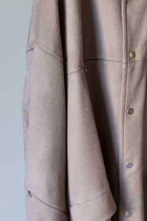 【THE JEAN PIERRE】"Leather Collar Coat"