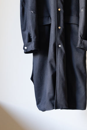 【THE JEAN PIERRE】"Leather Collar Coat"