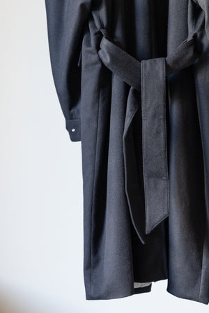 【THE JEAN PIERRE】"Leather Collar Coat"