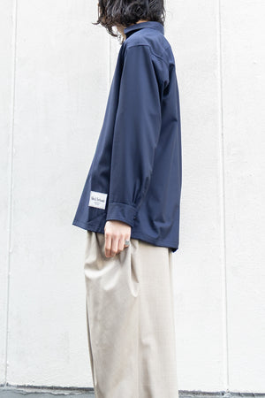 [SHEIK YERBOUTI] "Silk wool skipper shirt"