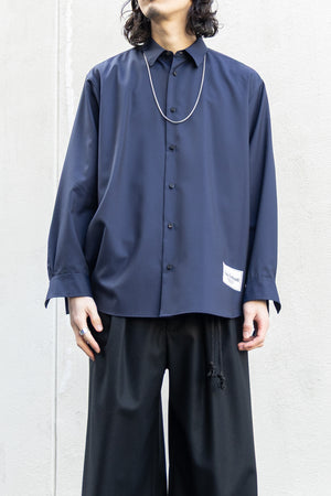 [SHEIK YERBOUTI]"SILK WOOL REGULAR SHIRT"