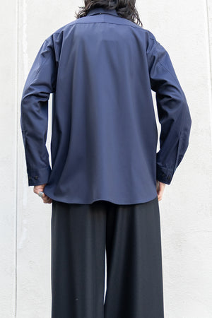 [SHEIK YERBOUTI]"SILK WOOL REGULAR SHIRT"