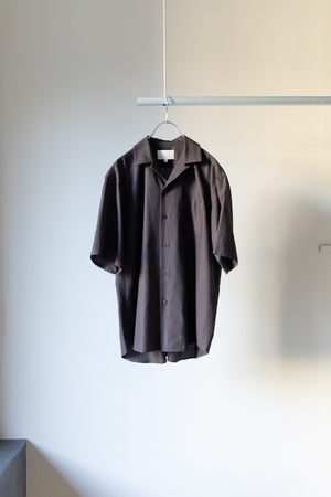 【YOKO SAKAMOTO】"OPEN COLLAR S/S SHIRT"