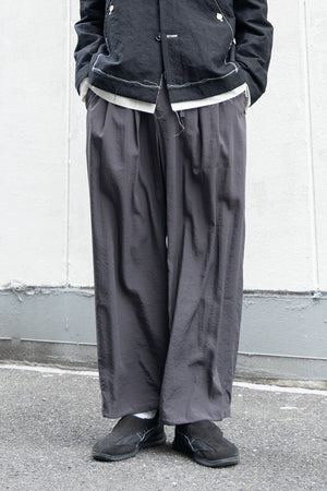 【Blanc YM】"Salt Shrink Cupro Browsing Pants"