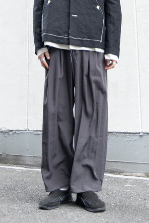 【Blanc YM】"Salt Shrink Cupro Browsing Pants"