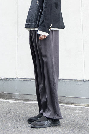 【Blanc YM】"Salt Shrink Cupro Browsing Pants"