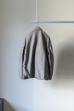 【nuterm】"Color Stitch Double Breasted Jacket"