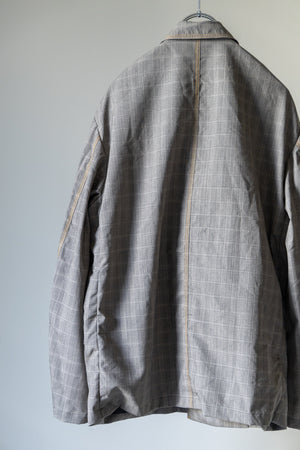 【nuterm】"Color Stitch Double Breasted Jacket"