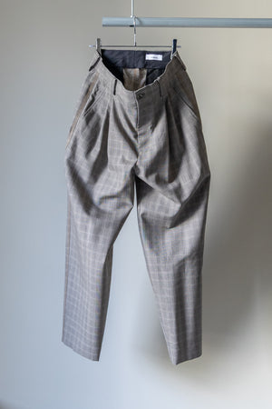 【nuterm】"Collor Stitch Relax Tapered Trousers"