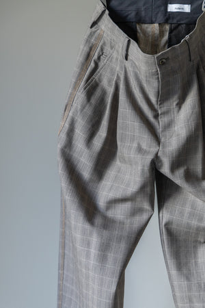 【nuterm】"Collor Stitch Relax Tapered Trousers"
