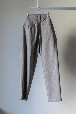 【nuterm】"Collor Stitch Relax Tapered Trousers"