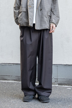 【Blanc YM】"Wool Mohair Browsing Pants"