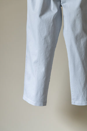 【CURLY&Co.】"KNIT DENIM 2 TUCK EZ WIDE SLACKS"