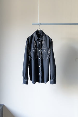 【LQUARTET】"WASHABLE SUPER100’s 60s CRAFTSMAN SHIRT"