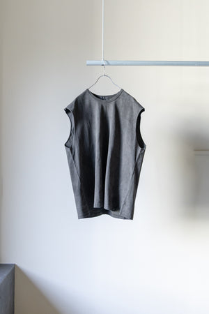 【KUON】"Sumizome Sleeveless Top"