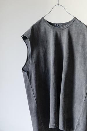 【KUON】"Sumizome Sleeveless Top"