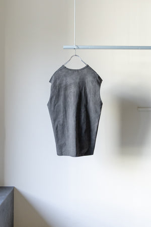 【KUON】"Sumizome Sleeveless Top"