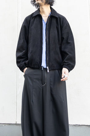 [YOKO SAKAMOTO] "SHEEP SUEDE ZIP BLOUSON"