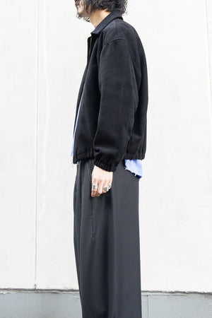 [YOKO SAKAMOTO] "SHEEP SUEDE ZIP BLOUSON"