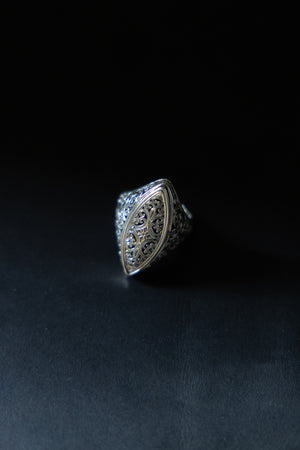 【GEROCHRISTO】"Mediterranean Marquise Shape Ring"