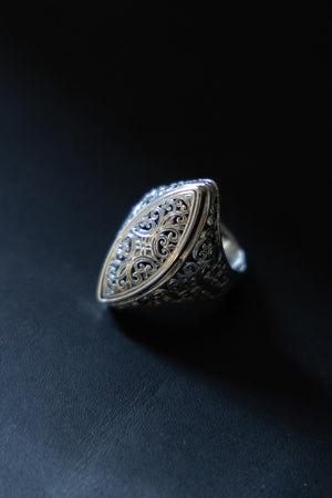 【GEROCHRISTO】"Mediterranean Marquise Shape Ring"