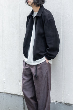 [YOKO SAKAMOTO] "SHEEP SUEDE ZIP BLOUSON"