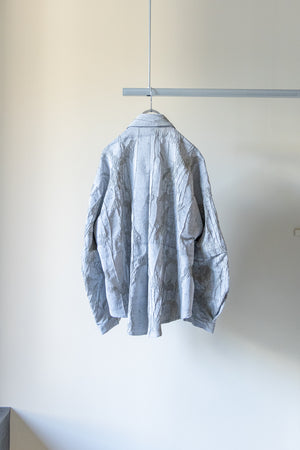 別注【Licht Bestreben】"Detachable Sleeve Hook-Cuff Jacquard Shirt"