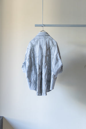 別注【Licht Bestreben】"Detachable Sleeve Hook-Cuff Jacquard Shirt"