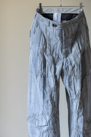 別注【Licht Bestreben】"Shin Flap Baggy Jacquard Trousers"