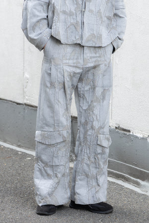 別注【Licht Bestreben】"Shin Flap Baggy Jacquard Trousers"