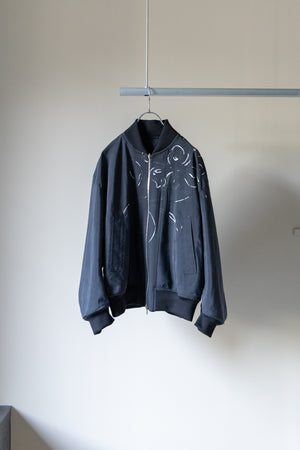 【SHEIK YERBOUTI】"Reversible Handpaint Bomber Jacket"