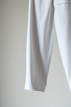 【CURLY&Co.】"SOLID DOUBLE-KNIT WIDE BAKER PANTS"