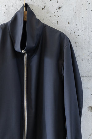 [SHEIK YERBOUTI] "Wool gabardine reversible track jacket"