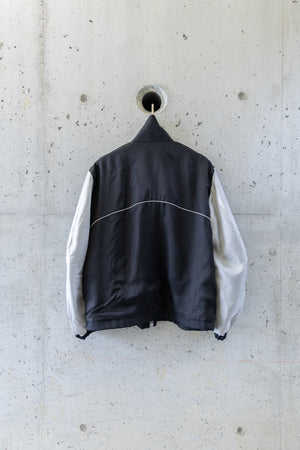 [SHEIK YERBOUTI] "Wool gabardine reversible track jacket"
