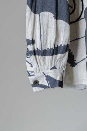 【YUTA MATSUOKA】"BAND COLLAR SHIRT"