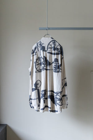 【YUTA MATSUOKA】"BAND COLLAR SHIRT"