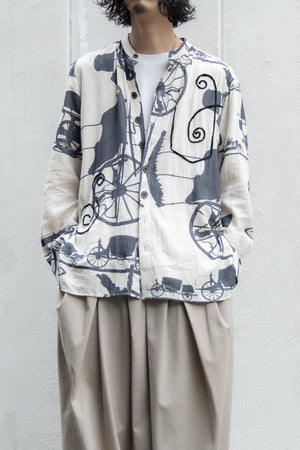 【YUTA MATSUOKA】"BAND COLLAR SHIRT"