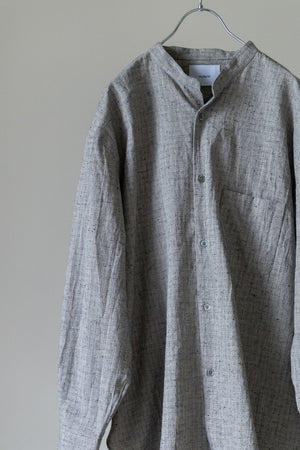 【nuterm】"Band Collar Shirts"