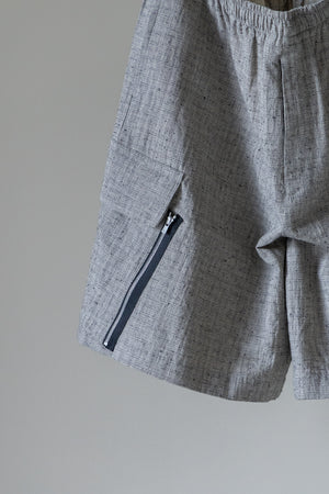 【nuterm】"ZIP Cargo Easy Shorts"