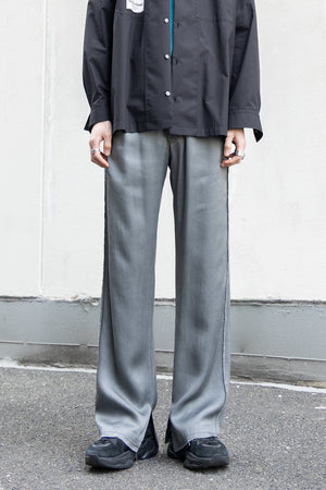 【Licht Bestreben】"Pigment Dyed Cupra Semi-Flare Pants"