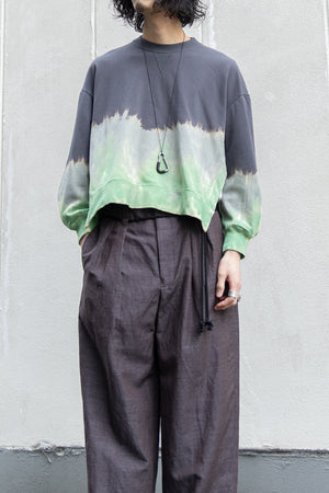【Licht Bestreben】"Hand Dyed Long Sleeve Pullover"