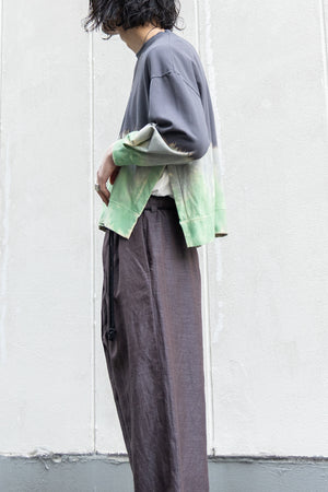 【Licht Bestreben】"Hand Dyed Long Sleeve Pullover"