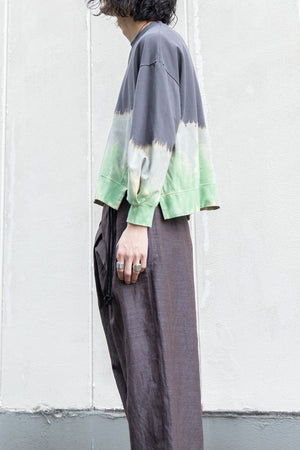 【Licht Bestreben】"Hand Dyed Long Sleeve Pullover"