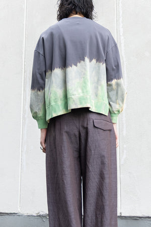 【Licht Bestreben】"Hand Dyed Long Sleeve Pullover"