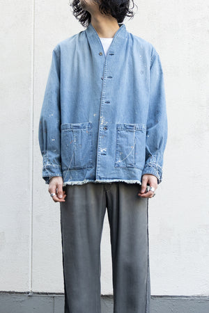別注【KUON】"Painting Denim Sashiko Shirket"