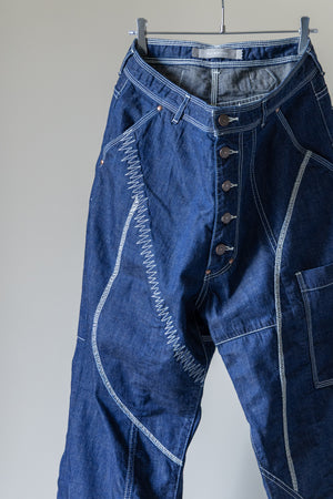 【YUTA MATSUOKA】"MILITARY DENIM CRAFT PANTS"