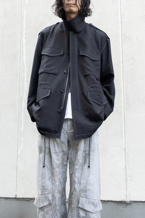 【SHEIK YERBOUTI】"Silk Habutae Field Jacket"