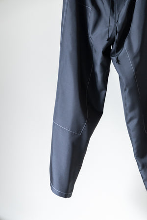 【SHEIK YERBOUTI】"Silk Habutae Double-Knee Easy Trousers"