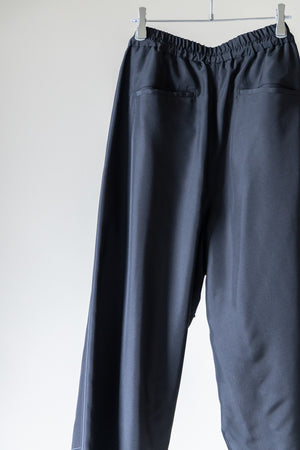 【SHEIK YERBOUTI】"Silk Habutae Double-Knee Easy Trousers"